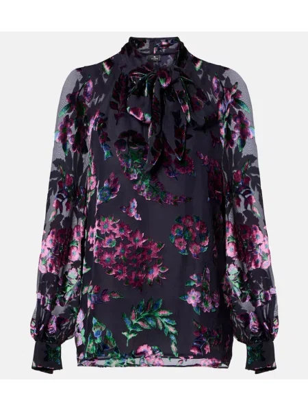 Bluză Etro cu imagine albastru