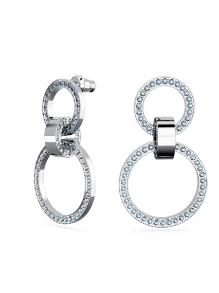 Kolczyki Swarovski niebieskie