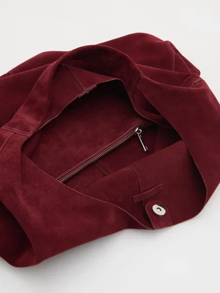 Замшева сумка шопер Reserved