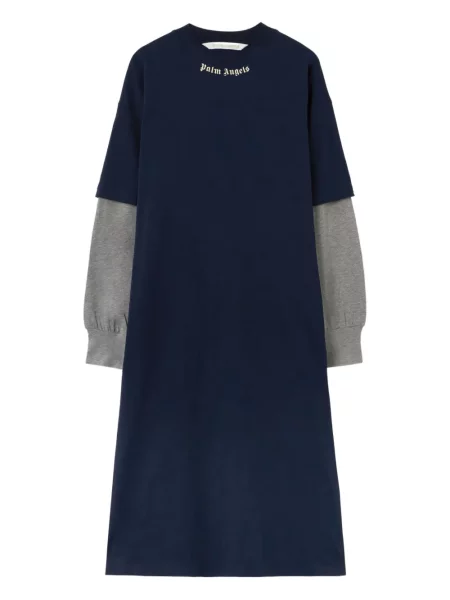 Rochie midi Palm Angels până la genunchi de costum albastru