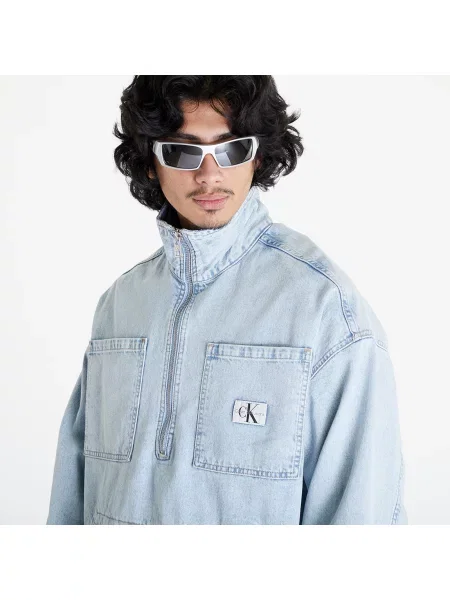 Bunda Calvin Klein Jeans Denim Pop Over Jacket Denim Light XXL