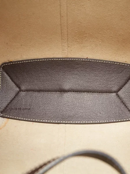 Geantă shopper Polène din piele maro