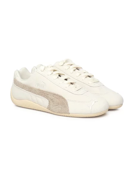 Sneakersy Puma zamszowe na siłownię białe