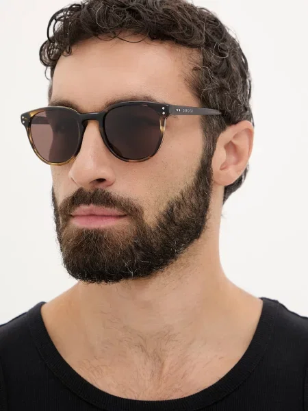 Gucci ochelari de soare pentru bărbați maro