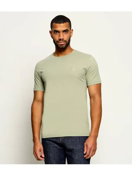 BOSS Póló Tales Regular Fit zöld