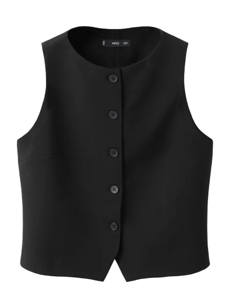 MANGO Vestă de costum CANDELA' negru