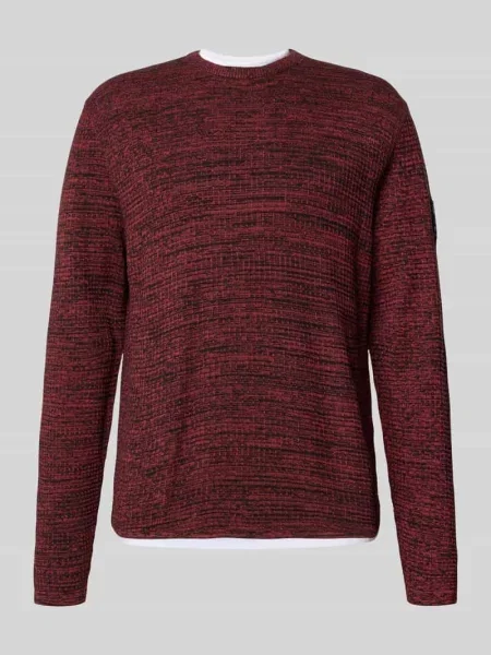 Sweter z dzianiny kroju regular fit z mieszanki bawełny Tom Tailor Denim
