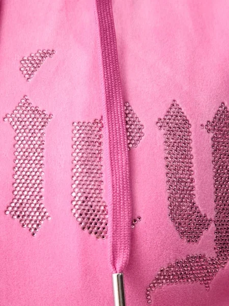 Велюровый свитер Juicy Couture с капюшоном
