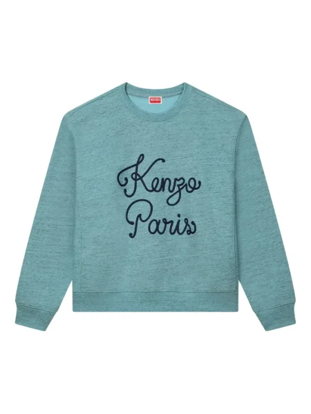 Hanorac Kenzo cu broderie albastru