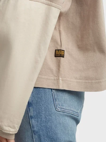Лонгслив G-star Raw бежевый
