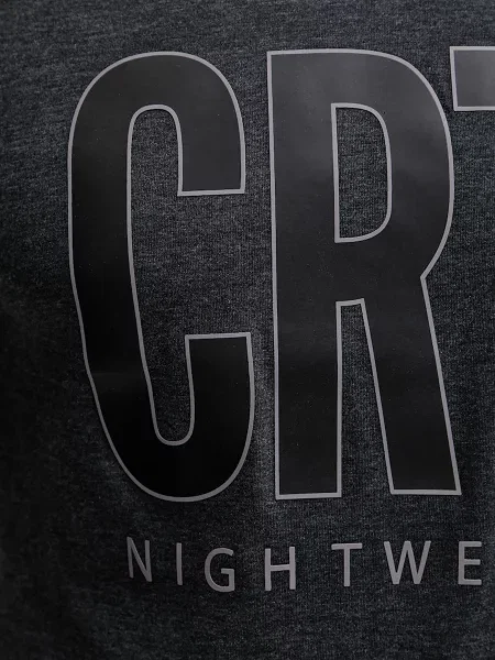 Пижама Cr7 Cristiano Ronaldo с принтом серая