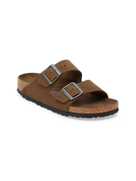 Birkenstock papucs velúrból Arizona barna