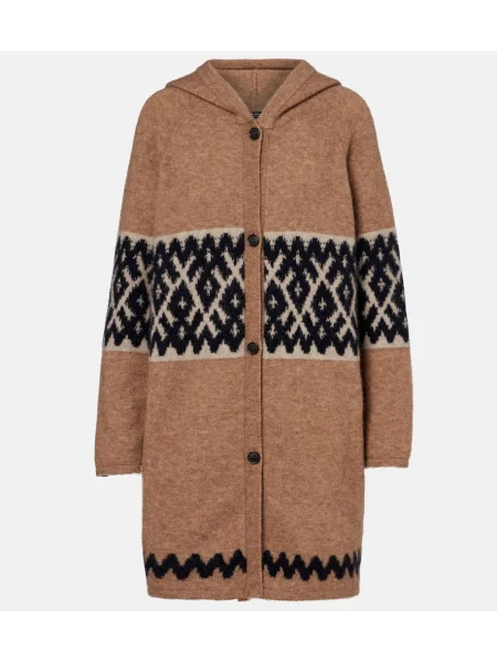 Cardigan 's Max Mara de lână maro