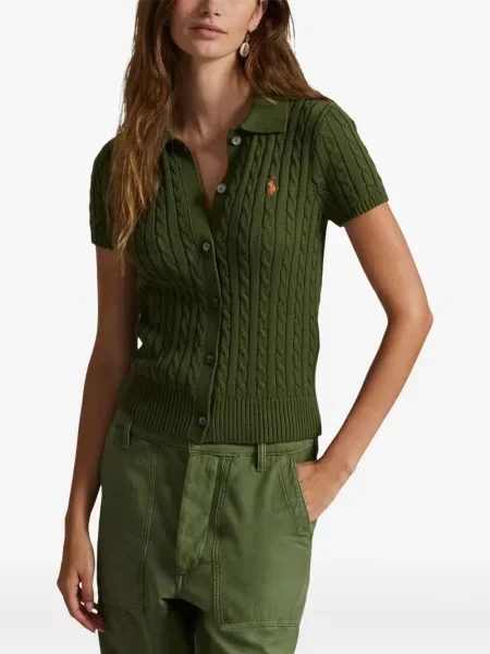 Tricou polo Polo Ralph Lauren cu imagine cu dungi din țesătură twill albastru
