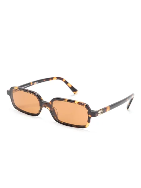 Saulės akiniai Miu Miu Eyewear ruda