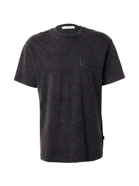 REPLAY Tricou gri închis negru