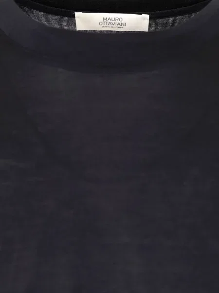 Tricou Mauro Ottaviani din jerseu albastru