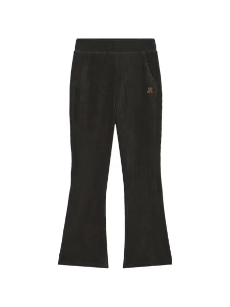 Pantaloni Izzue de catifea cord negru