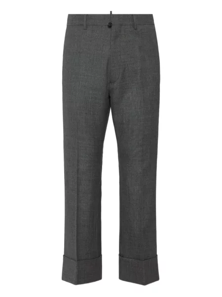 Pantaloni Dsquared2 de lână gri