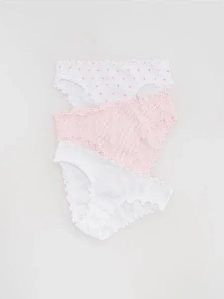 Reserved Chiloți de 3 pack alb