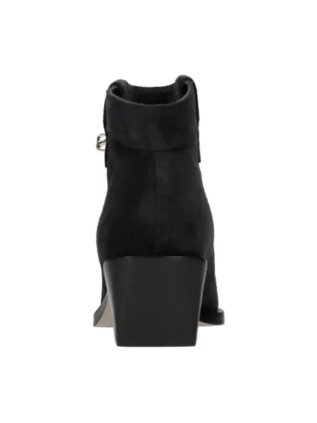 Buty do kostki Maison Skorpios zamszowe czarne