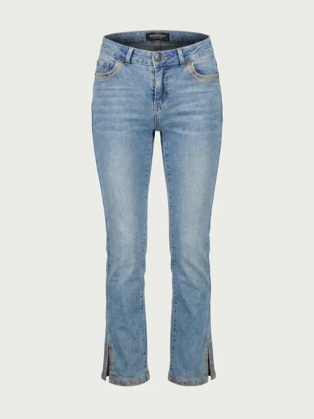 KOROSHI Džínsy denim modrá