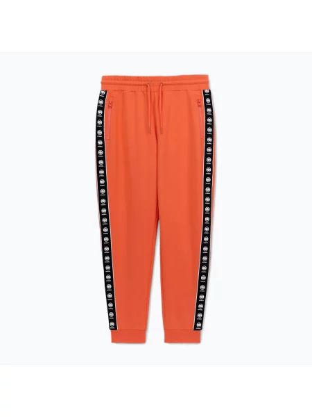 Spodnie Pitbull Tape Nugget Jogging bright salmon pomarańczowe