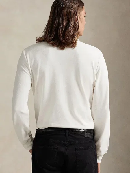 Polo Ralph Lauren longsleeve din alb