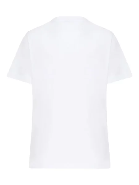 Tricou Dondup cu broderie alb