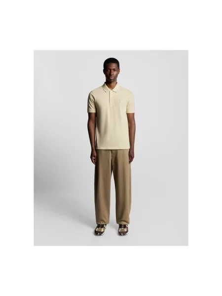 Koszulka polo Lyle & Scott beżowa