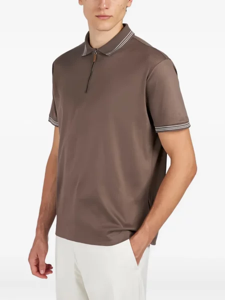 Polo Paul & Shark cu dungi maro