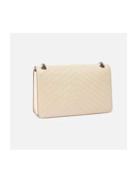 PINKO Kabelka Love One Light Classic AI PLTT béžová