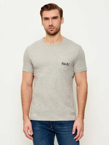 POLO RALPH LAUREN Tricou | Custom slim fit gri