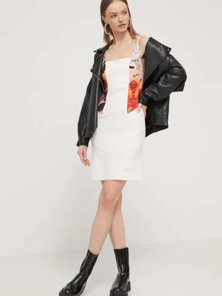 Desigual Obleka MARBELLA LACROIX bež
