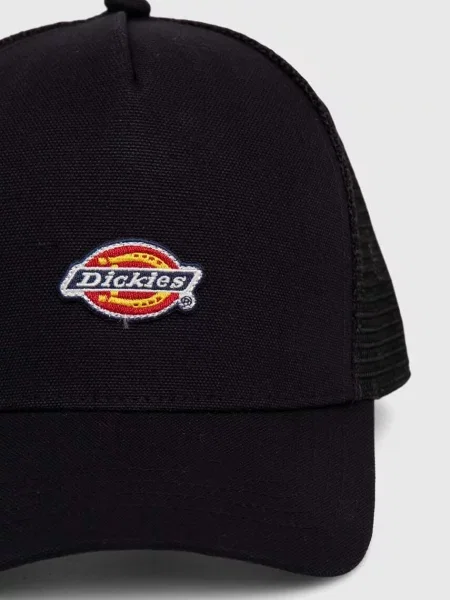 Кепка Dickies HANSTON TRUCKER з аплікацією чорний