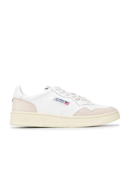 Sneakersy Autry skórzane białe