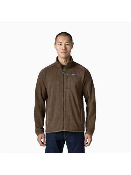 Pulover Patagonia din fleece de drumeție maro
