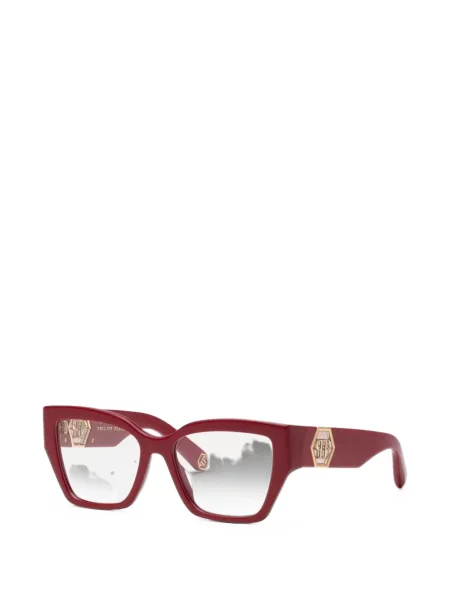 Ochelari de soare Philipp Plein Eyewear cu autograf roșu