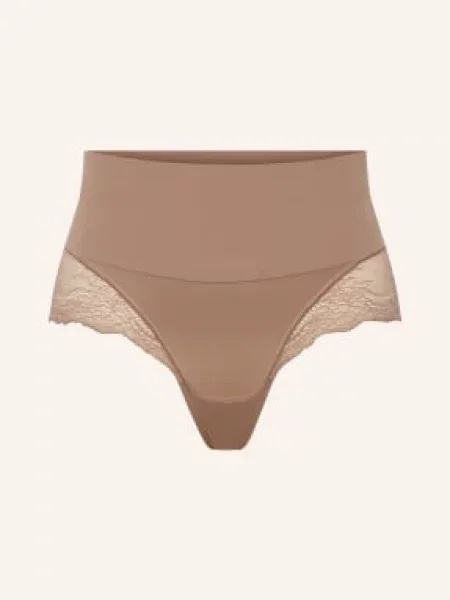 Spanx Majtki Modelujące Spanxsupersmooth™ Undie-Tectable® Lace beige beżowe