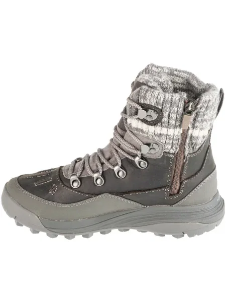 Merrell Siren 4 Thermo Mid Zip WP női hó csizma faszén. Méret: 37 EU szürke