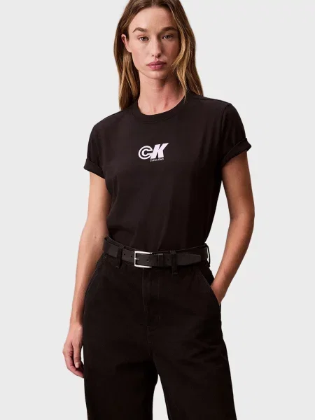 Футболка Calvin Klein Jeans чорна