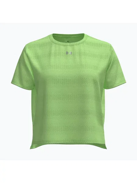 Tricou de alergare pentru femei Under Armour Velociti lumos lime/white alb