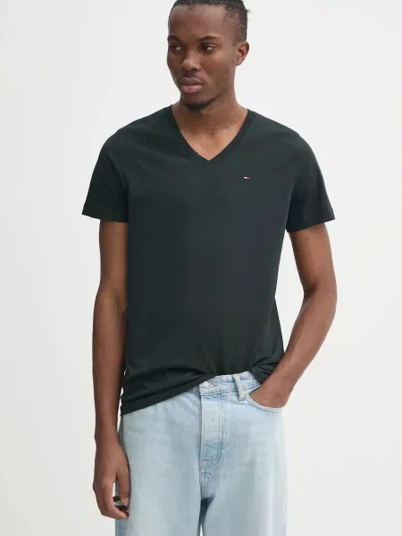 Tommy Jeans Pánske tričko čierna