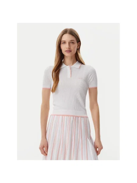 Guess Polo Slim Fit bijela