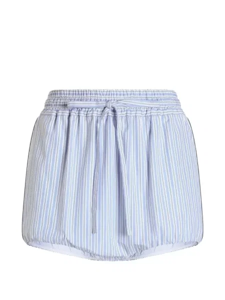 Șnur de strângere pantaloni scurți Dolce & Gabbana cu dungi albastru