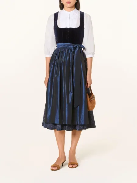 Wallmann Dirndl Halenka S Rukávy bílá