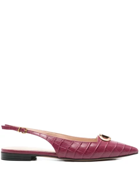 Pantofi cu toc Twinset slingback violet