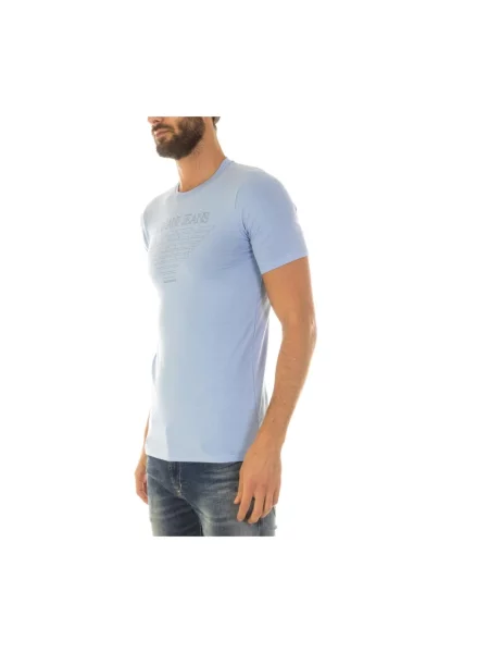 Koszulka Armani Jeans niebieska