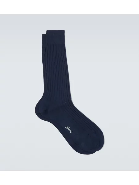 Șosete Brioni tricotate albastru