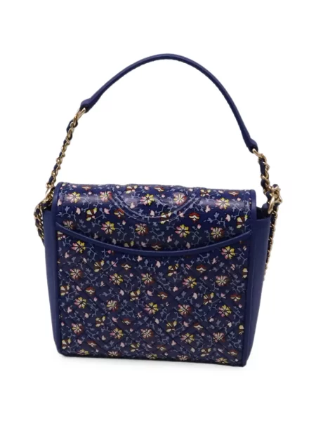 Gėlėta rankinė per petį Tory Burch mėlyna